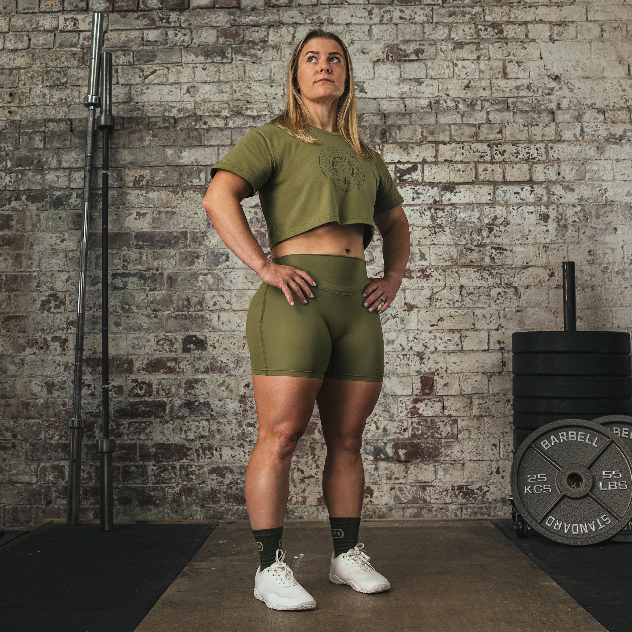 SBD Crop-Top Olive (Limitierte RESOLVE Edition)