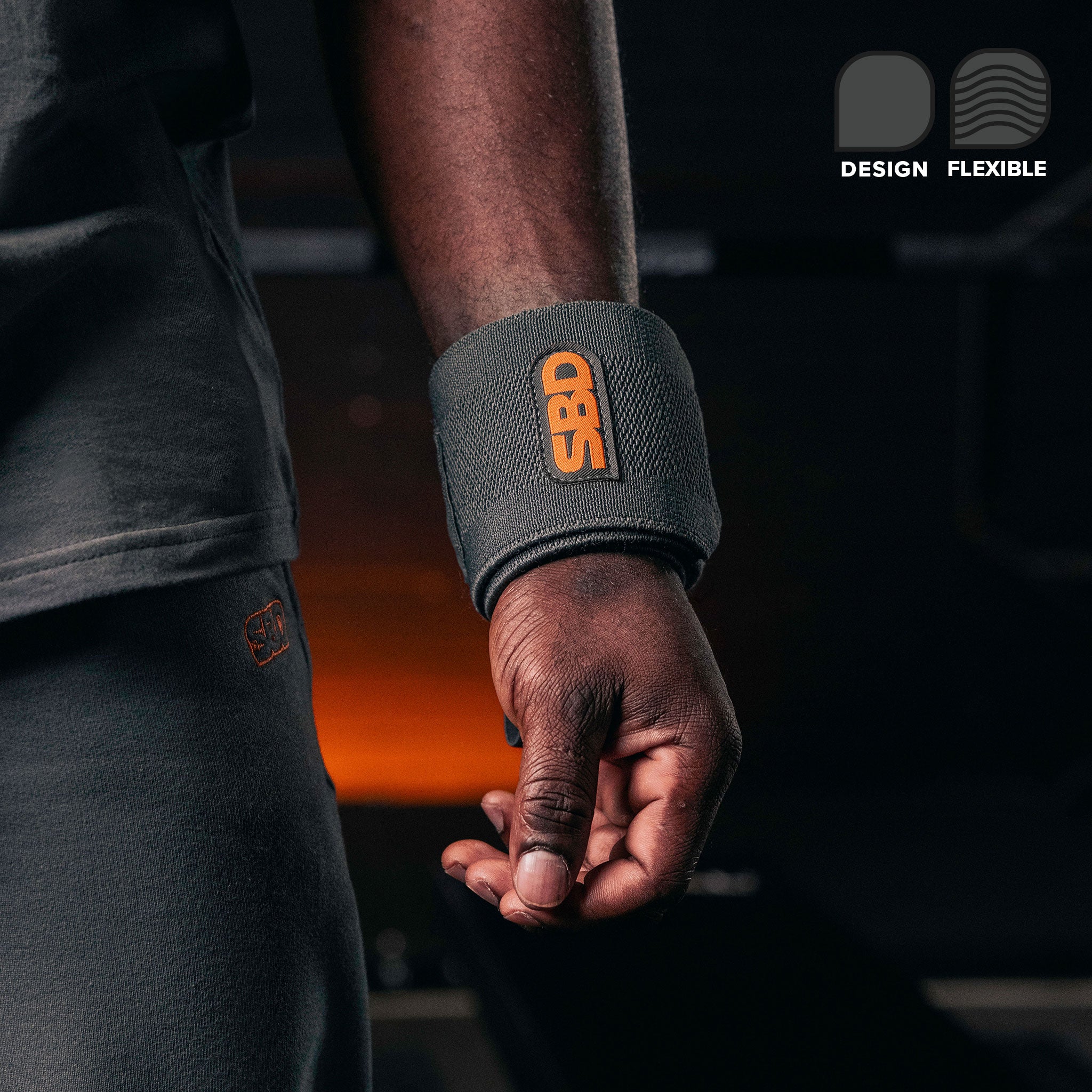SBD Handgelenksbandagen (Limitierte Forge Edition) grau
