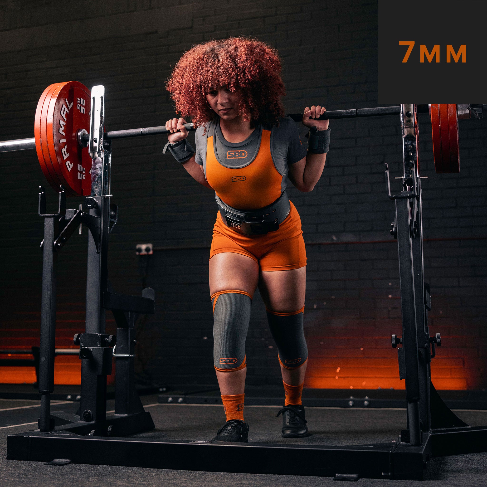 SBD Powerlifting Kniestulpen (Limitierte FORGE Edition) grau