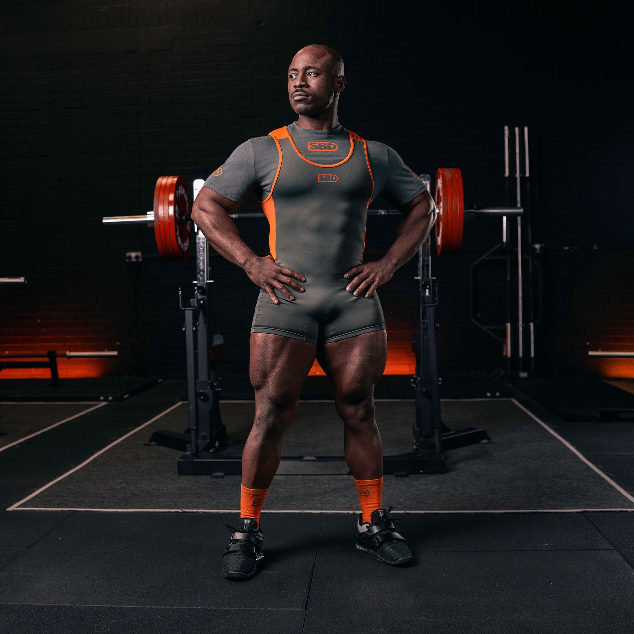 SBD Powerlifting Singlet (Limitierte FORGE Edition) grau