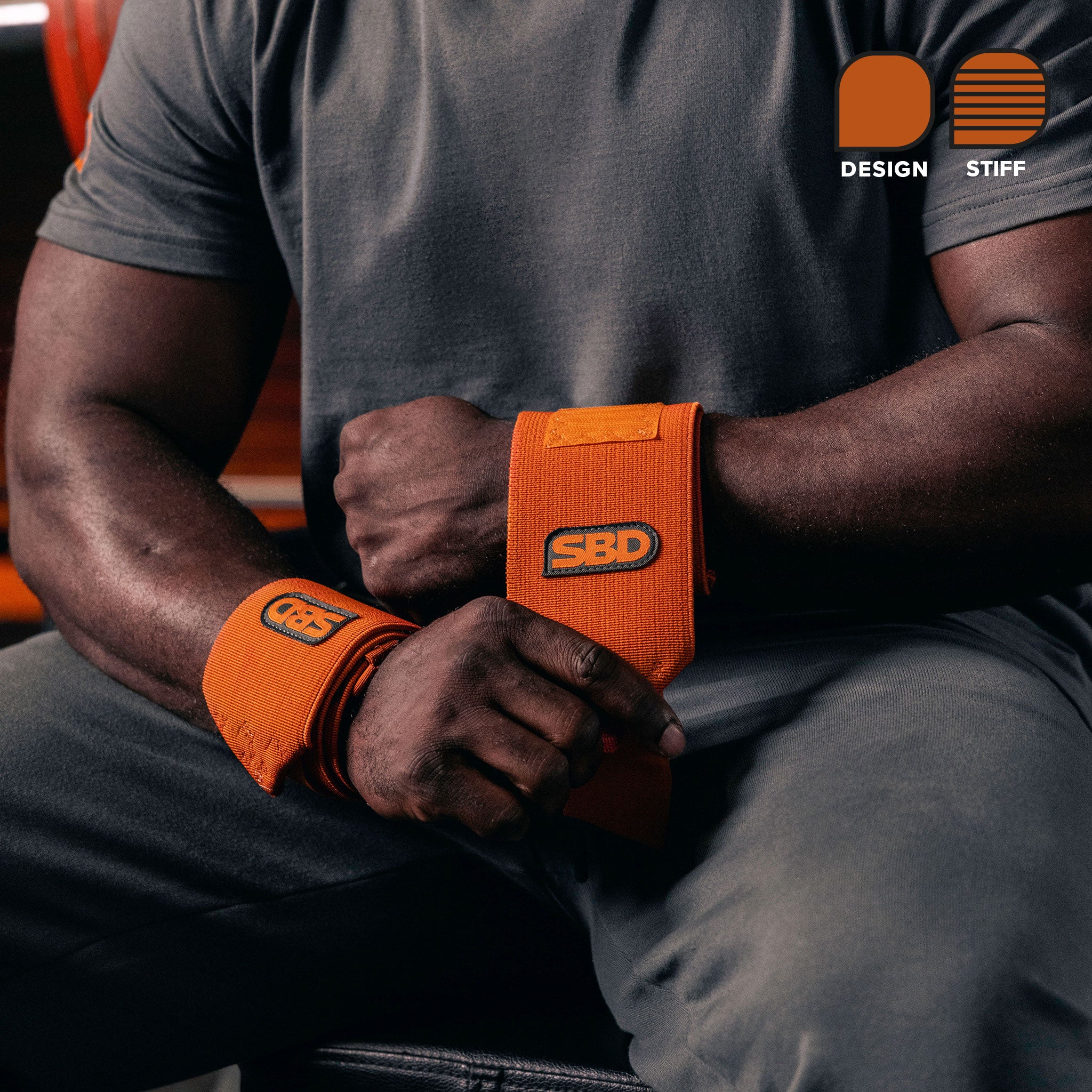 SBD Handgelenksbandagen (Limitierte Forge Edition) orange