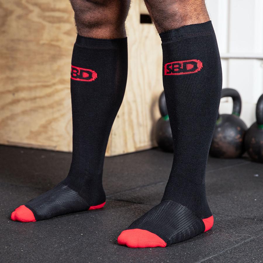 SBD Kreuzhebesocken Deadlift Socks schwarz