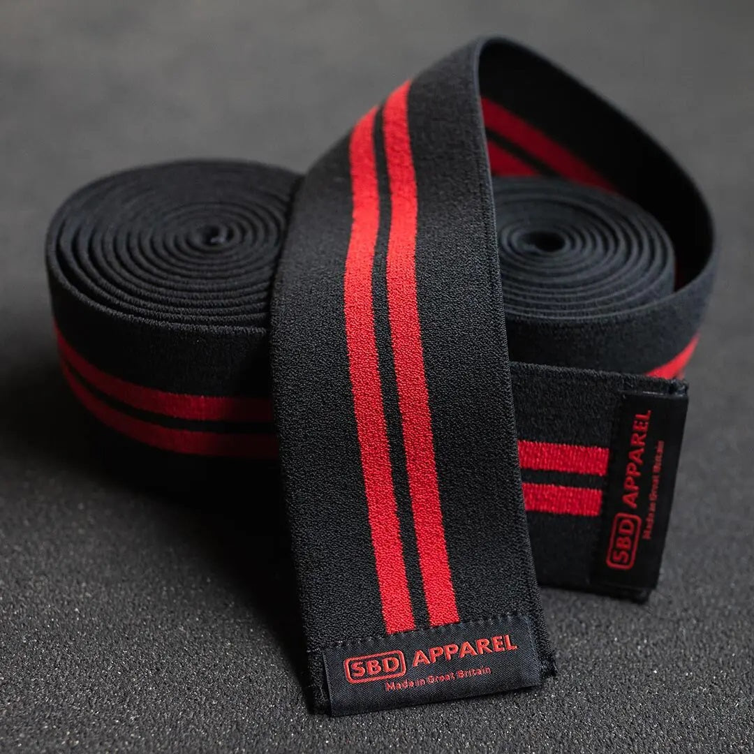 SBD Kniebandagen Fitness Training Knee Wraps Steif IPF Konform